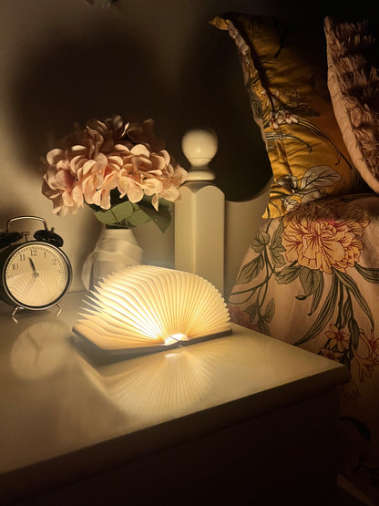 IlumiBook™ - Magical Book Lamp | Opens Like Real Book | USB Rechargeable Night Light for Kids & Adults